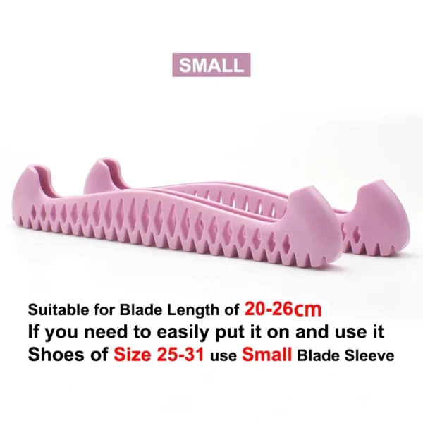 TPU Ice Skating Figure Skate Blade Cover Ice Skate Hockey Skates Adjustable Protective Prevent Puncture Scalable Blade Sleeve