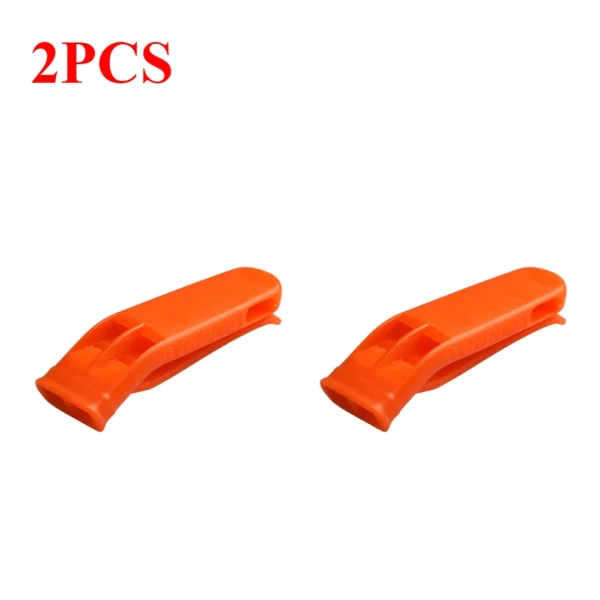 1/2/4/6/10/20pcs Whistle Outdoor Camping Hiking Survival Rescue Emergency Loud Whistle Sport Match Double Pipe Dual Band Whistle
