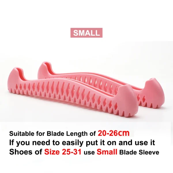 TPU Ice Skating Figure Skate Blade Cover Ice Skate Hockey Skates Adjustable Protective Prevent Puncture Scalable Blade Sleeve