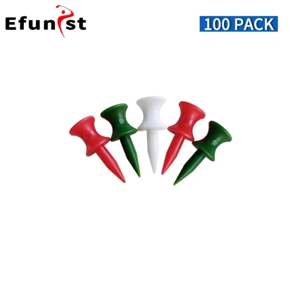 S92723d834dad4e1bb724964cb8d485b8M.webp Golf Tees 50 Pcs 100 Pcs 1000 Pcs Pack Plastic Step Down Golf Tee 31mm 37mm 43mm 51 mm 59mm 70mm Length Golf Ball Tees Drop Ship