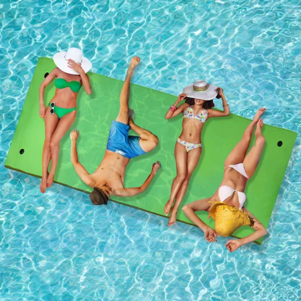 S9bb8e25d245a4f94a8f7e456a7dae958X.webp 390CM Floating Water Pad Mat Tear-resistant 3-layer Roll-up Floating Island Pool Lake Ocean Swimming Pool Floating Pad Float Mat