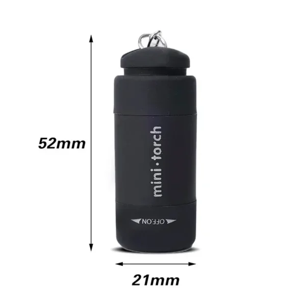 S9e6fb3f7884a461faa44306b6bf04542r.webp LED Micro Pocket Flashlight Portable USB Rechargeable Keychain Flashlight Waterproof Home Outdoor Hiking Camping Flashlight