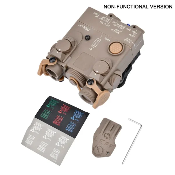 Tactical PEQ NGAL DBAL A2 MAWL C1 Dummy Laser Flashlight Airsoft Weapon Decorative Box No function Battery Case Fit hunting 20mm