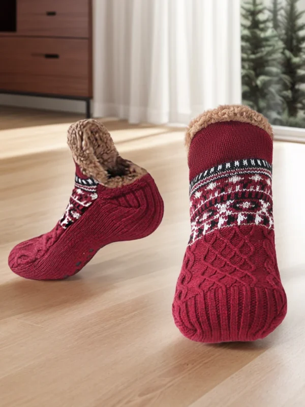 S9e8a23a12d884f9fb2d159e2cb4a74bdS.webp Men Women Winter Indoor Home Slippers Socks Non Slip Bedroom Sleeping Sock Thickened Thermal Slipper Socks Soft for Christmas