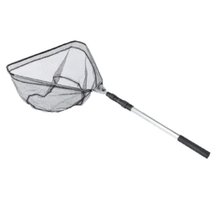 Collapsible 340g Telescoping Pole Handle Fishing Net Fine Workmanship Folding Fishing Landing Net for Wild Fishing Sea Fishing