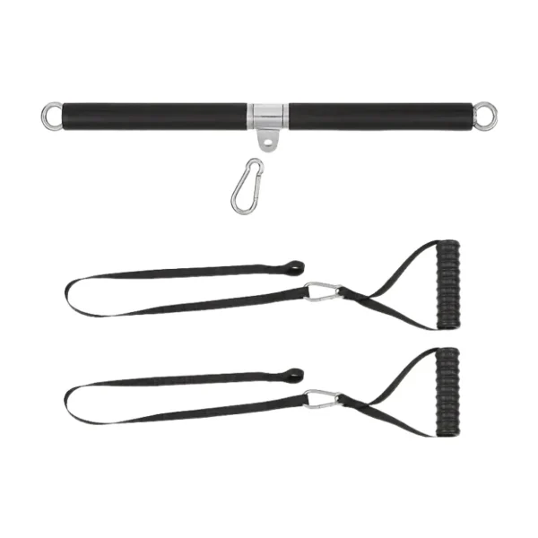 Tricep Biceps Back Blaster Rope Lat Pull Down Attachment Training Gym Weight Chest Muscle Workout Extension Straps Premium Nylon