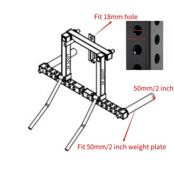 Universal Size, Side Arm Elevation, Chest Clamp Trainer Arm Extension Free Weight, Lateral Direction, Arm Extension
