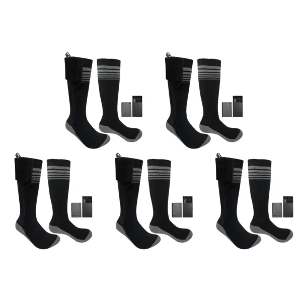 Unisex Heated Socks With USB Thermal Insulated Socks Winter Electric Heating Socks Outdoor Spots Heated Boot Camping Skiing Sock