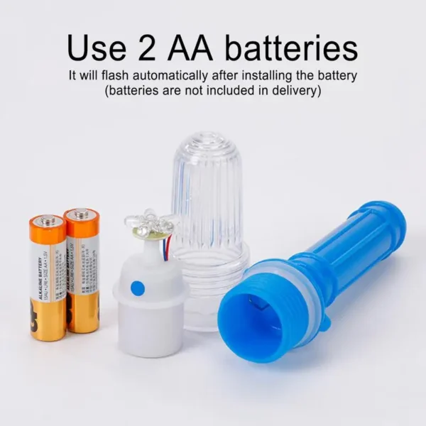 Sa8632e5cae9e4142bd0bb0642eaaae09d-2.webp Flares for Boating LED Boating Flares Fishing Light Light Sensing Boating Safety Kit Visual Signal Day/Night Flare LED Network