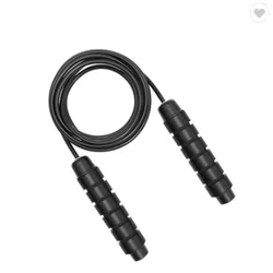Jump Rope Fitness Workout Weighted Handle PVC Coated Steel Wire Adjustable Speed Skipping Rope Gym Equipment for Home
