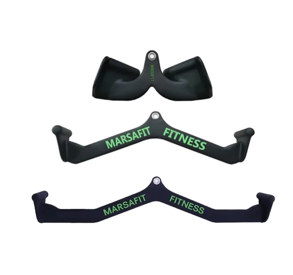 Home Gym Fitness Rowing T-bar V-bar Pulley Cable Machine Attachments Bicep Curl Tricep Lat pulldown Bar Back Training Grips