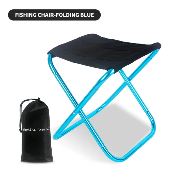 Saa48fe85a33341348645e56f7db1bd8fA.webp Portable Multifunctional Outdoor Picnic Camping Folding Chair Ultra Light Fishing Stool Travel Stool Fishing Accessories