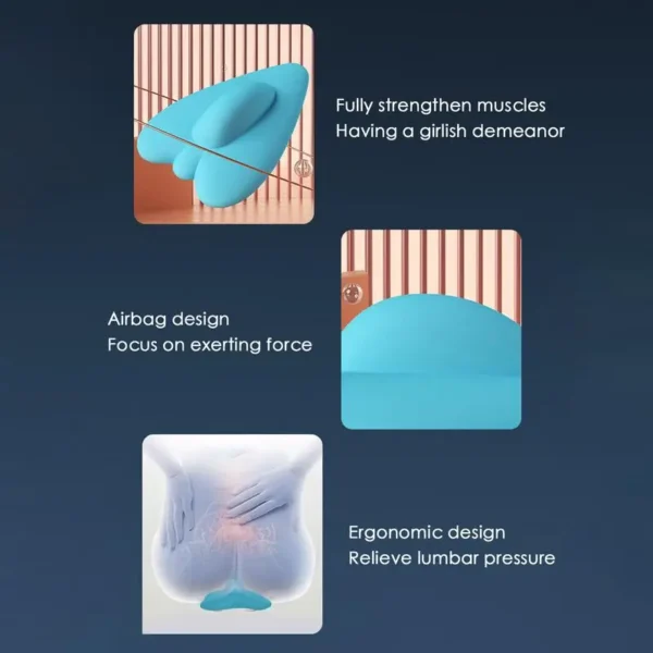 Kegel Muscle Trainer Hip Strengthener Tool For Men Exercise Male Pelvic Floor Muscle Repair Pelvic Ergonomic & Soft Trainer