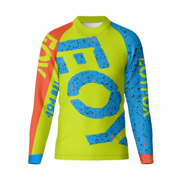 Eoy Men Long Sleeve Cycling Jerseys MTB Maillot Bike Shirt Breathable Quick Dry Mountain Pro Team Bicycle Sports Clothing 2025