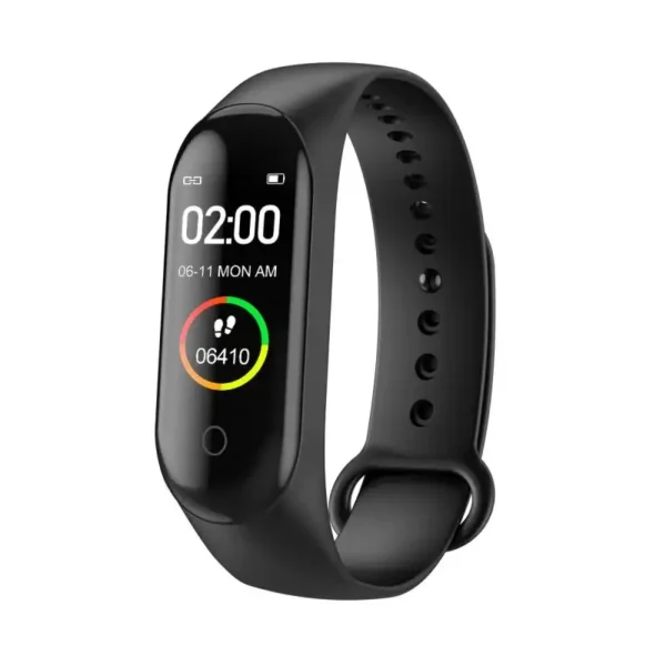 Sb011ea01e1944f9e88b2e9f346d98cfed.webp M4 Wristband Sport Fitness Pedometer Color Screen Smart Bracelet Blood Pressure Walk Step Counter Smart Band Watch