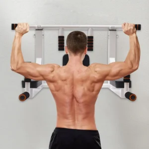 Sb06fdb70c4024d11ae342871ec44fe3aN.webp Multi-grip Wall Mount Pull-up Bar Dip Station Home Fitness Equipment Gym and Fitness Heavy