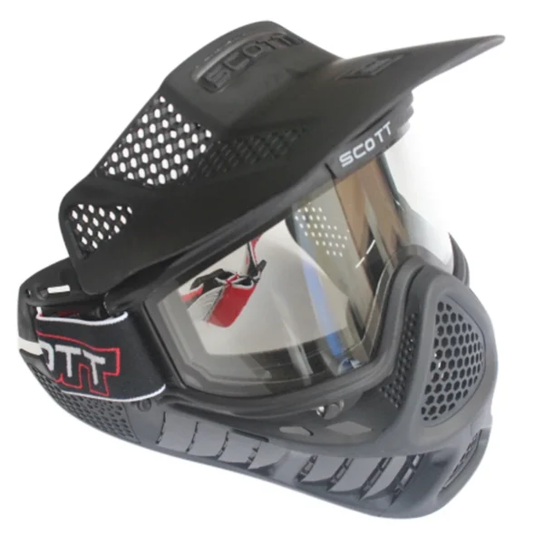 High Strength Paintball Mask or Airsoft Mask with Double Lens Anti Fog Goggle