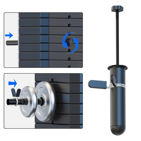 Gym Weight Stack Extender Weight Loading Pin, Weight Rack Pins Auxiliary Add Weight for Weight Board Strength Training