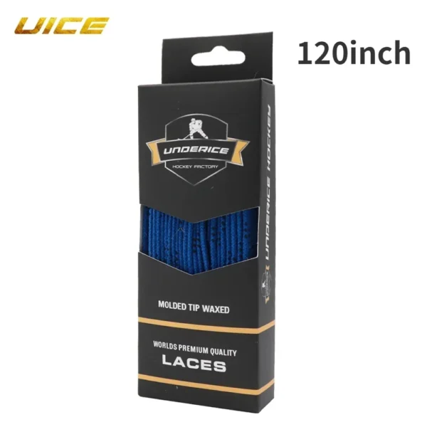 Sb28ee41f3d4c4e6884a19145a5731568h.webp Ice Hockey Skate Laces 84-120inch Box-Packed Hockey Skate Shoe Lacer Dual Layer Braid Reinforced Waxed Tip Hockey Accessories