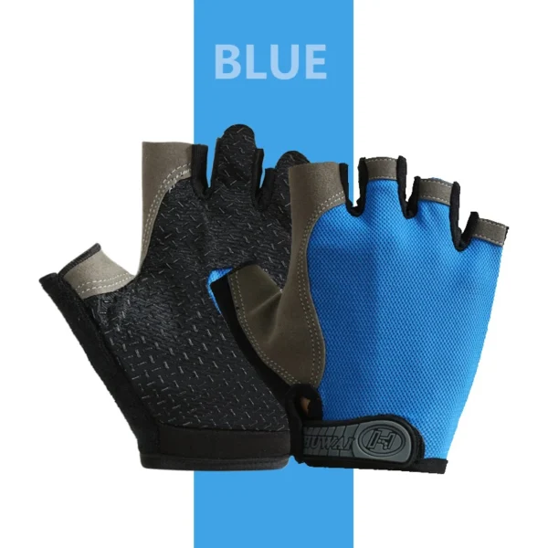 Sb37588aa2be44c2dadf3c687bcb0bd32H-1.webp Men Cycling Bicycle Gloves Half Finger Gym Gloves Women Mitten Breathable Anti-slip Glove Fitness Sport Training Gloves