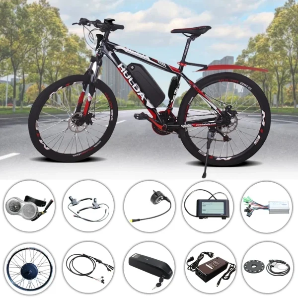 500W 1500W Rear Motor Ebike Kit Hailong Lithium Battery 48V 13ah 20ah 24ah 26" 700C 20" Wheel Electric Bike Conversion Kits