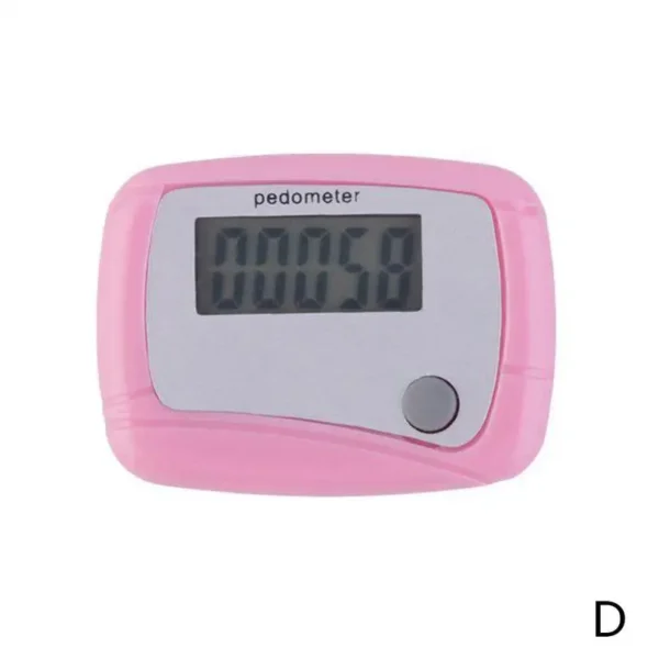 Healthy Sports Pedometers LCD Pedometer Step Calorie Counter Walking Distance Sport Pedometer Pocket Digital Clip Random Color