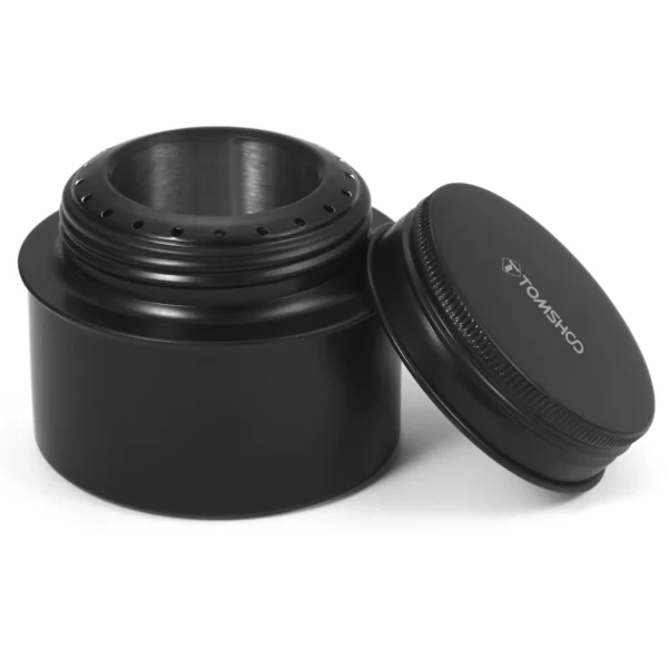 Sbb36d6938f774ceca0cbd294de6c1bcdH.webp Lixada Camping Stove Outdoor Hiking Picnic Ultralight Cooking Stove with Lid Aluminum Alloy Alcohol Stove Mini Burner Adaptor