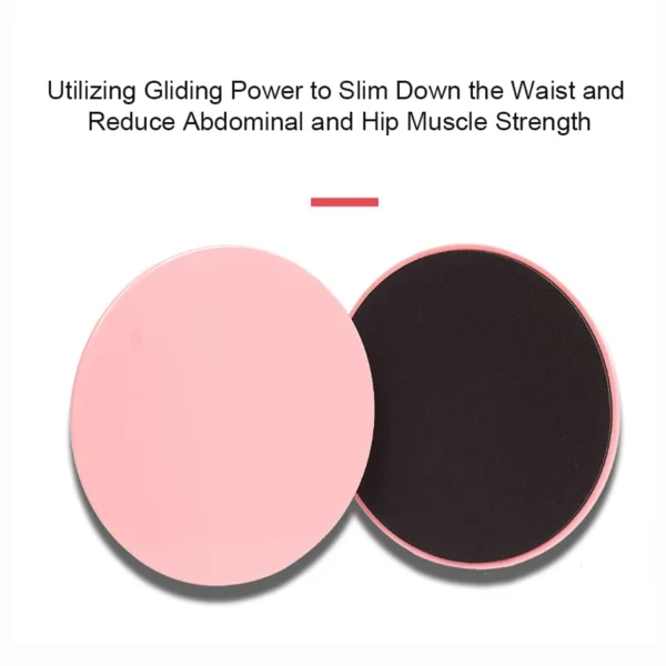 2PCS Gliding Discs Slider Equipments Gym Training Muscle and Yoga Fitness Disc Exercise Sliding Plate Indoor Sport for Women men