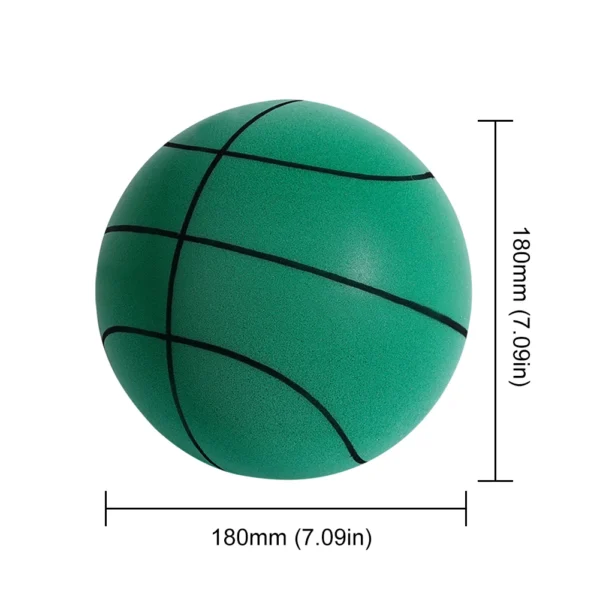 18/21/24CM Indoor Silent Basketball Squeezable Mute Bouncing Basketball Indoor Silent Ball Sponge  Basketball Bounce Sport
