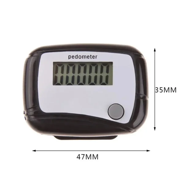 Healthy Sports Pedometers LCD Pedometer Step Calorie Counter Walking Distance Sport Pedometer Pocket Digital Clip Random Color