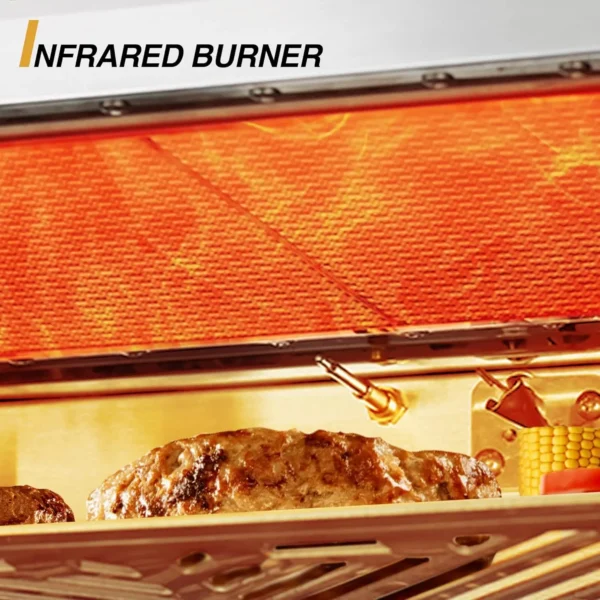 Sc25086167b004100928e26d1785a7d4e9.webp Portable Infrared Broiler Propane Gas Grill, 1500 Degree Stainless Steel Tabletop Quick Cooking Steak Grill