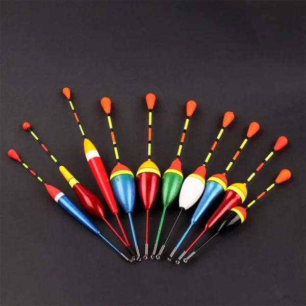 Sc28e1a8d4b0b4ee1a0db74ecaa07fdfey.webp 10PCS Fishing Floats Set Buoy Bobber Fishing Light Stick Floats Fluctuate Mix Size Color Float Buoy For Fishing Accessories