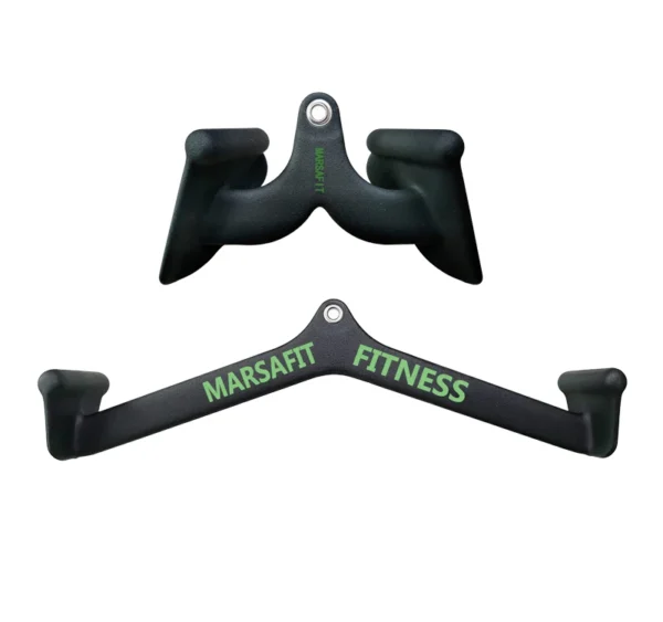 Home Gym Fitness Rowing T-bar V-bar Pulley Cable Machine Attachments Bicep Curl Tricep Lat pulldown Bar Back Training Grips