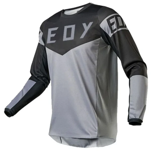 Eoy Men Long Sleeve Cycling Jerseys MTB Maillot Bike Shirt Breathable Quick Dry Mountain Pro Team Bicycle Sports Clothing 2025