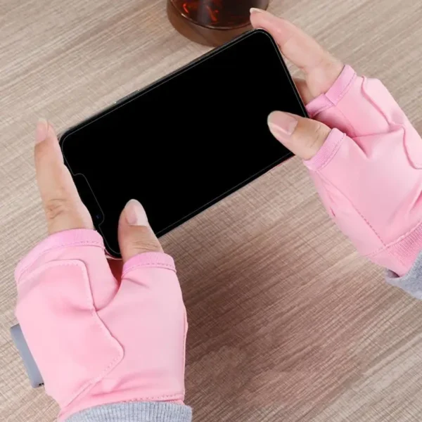 Sc35259c69d9049a3ab06d26fc817a7fby.webp Electric USB Rechargeable Heated Gloves Fingerless Winter Hand Warmer Unisex Smart Touchscreen Fast Heating Gloves