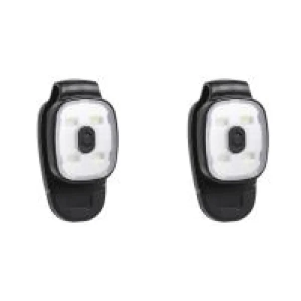 2/3PCS LED Clip Flashlight USB Charging LED Running Lights Multifunction Lightweight Warning Lights for Night Walking Fishing