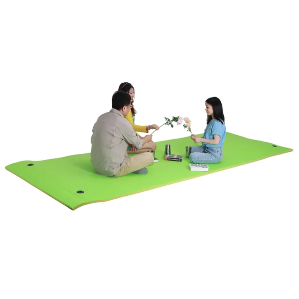 Sc65a3634e57d49ca8bc683af66fab5b1T.webp 390CM Floating Water Pad Mat Tear-resistant 3-layer Roll-up Floating Island Pool Lake Ocean Swimming Pool Floating Pad Float Mat