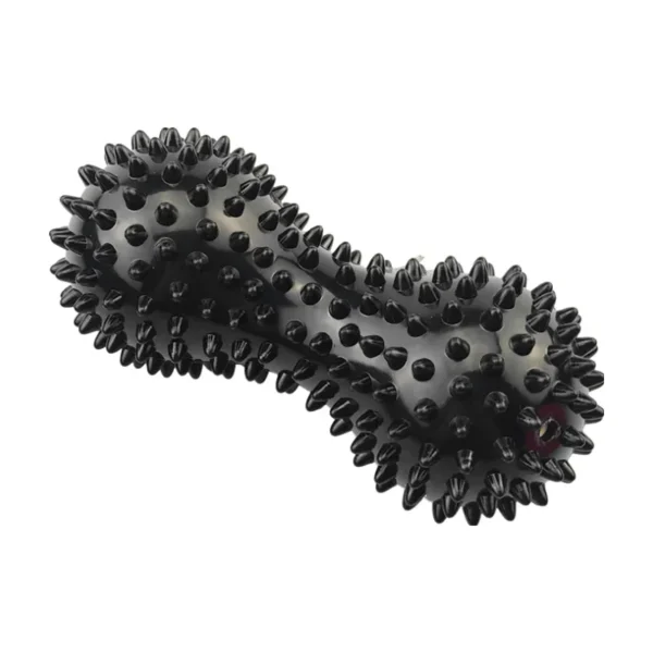 Sc6ad5cbe4a974ede8ba10165ec12381dA-2.webp 1Pc Peanut Massage Spiky Ball Training Grip Muscle Pain Stress Foot Massager Relaxation Roller Myofascial Balls for Plantar Fasc