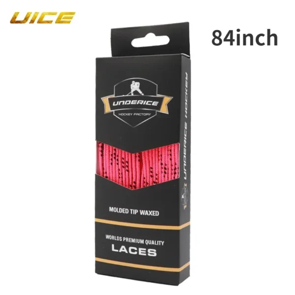 Sc7d9ffc27dbe44f58920bb1e997dab55S-1.webp Ice Hockey Skate Laces 84-120inch Box-Packed Hockey Skate Shoe Lacer Dual Layer Braid Reinforced Waxed Tip Hockey Accessories