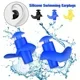 Sc8a0a6a0c7ef46db9bb4f323aa422aa1T.webp New 2 pieces Swimming Earplugs Waterproof Reusable Silicone Ear Plugs Diving Sport Plugs Water Surf Showering Bathing Accessori
