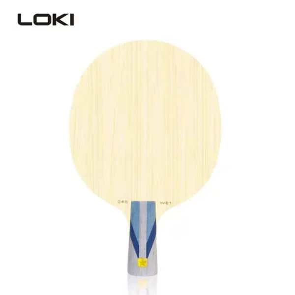 LOKI W81 Golden ALC Table Tennis Blade Professional Outer Blue AL Carbon Ping Pong Paddle Racket for Fast Attack with Loop