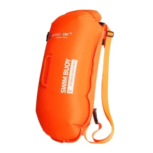 Swimming Buoy For Adults Swim Buoy Float Backpack Highly Visible Swimming Bubble Buoy Float For Safe Swim Training & Open Water