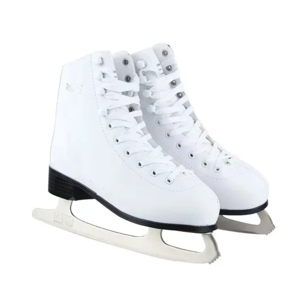 Scab7b6a20cc0425992cc9daaefc1503aD.webp Genuine Leather Ice Figure Skates, Comfortable with Blade, Thicken Kids PVC Warm Shoes, Safe Waterproof, Beginners