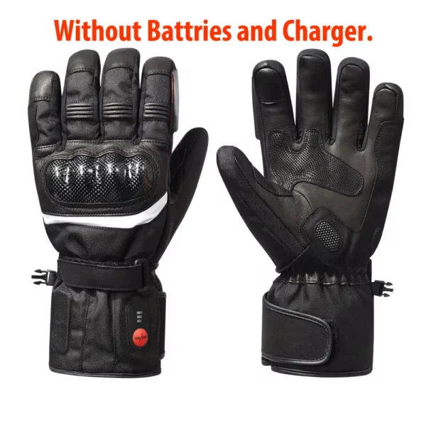 Savior 100% Waterproof Motorcycle Gloves Heated Guantes Motorbike Riding Heating Gloves Touch Screen Gloves Motorcycle Batteries