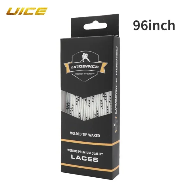 Scb859023c3ec44198db7d67ff26cc7d58-1.webp Ice Hockey Skate Laces 84-120inch Box-Packed Hockey Skate Shoe Lacer Dual Layer Braid Reinforced Waxed Tip Hockey Accessories