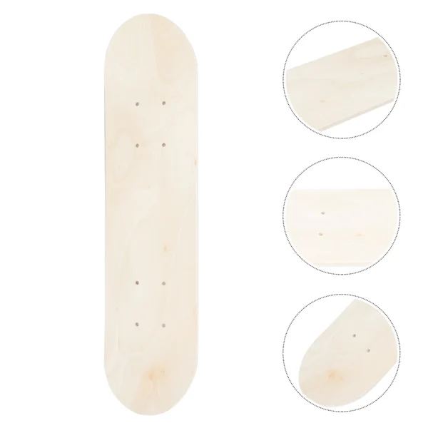 Scd78153b27a843a6b98824d6c92f469ce-1.webp 60cm Skateboard Deck Maple Skate Board Blank Adults Hand-painted Decorative Board Double Rocker DIY Blank Graffiti Skateboards