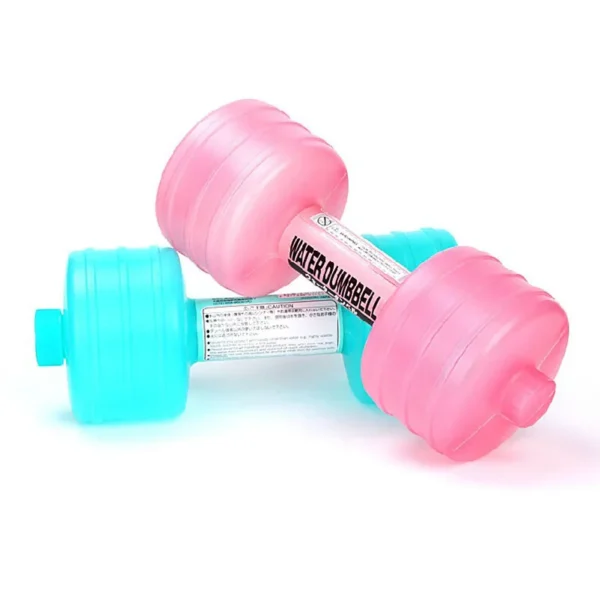 1kg Comprehensive Home Water Flooding Dumbbells For Fitness Aquatic Barbell Gym Weight Loss Exercise Women Accessories