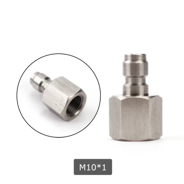AIR CO2 Foster Quick Disconnect Male/Female Adaptor Fill Nipple Blind Plug | Thread 1/8NPT&1/8BSP&M10*1