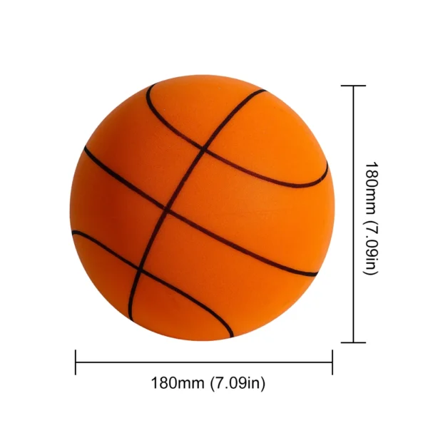 Bouncing Mute Ball Indoor Silent Basketball 21/24/30cm Foam Basketball Silent Soft Ball Air Bounce Basket Ball Kids Toy