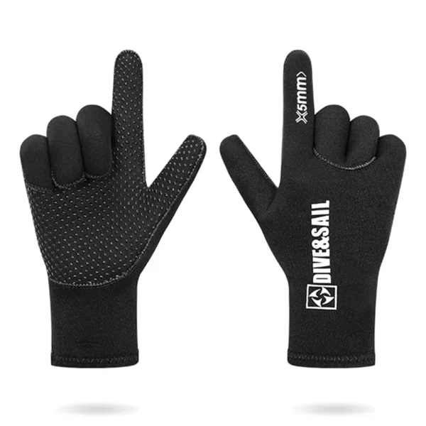 DIVE SAIL 3/5mm Neoprene Diving Winter Heated Gloves For Men Women Diver Wetsuit Snorkeling Canoeing Underwater Hunting Glove